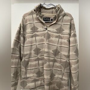 Billabong Cream and Gray Adventure Pullover